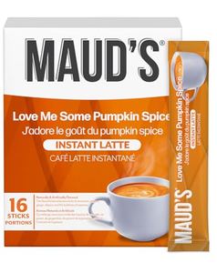 Maud's Pumpkin Spice Latte Instant Coffee, 16ct