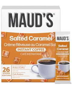 Maud's Salted Caramel Favored Instant Coffee, 26ct