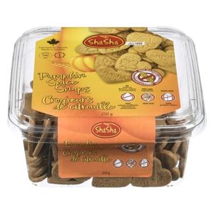 ShaSha Pumpkin Spice Snap Cookies, 250 gram
