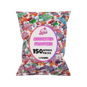 Frooties Chewy Candies - Assorted Treats - Variety of Fruit Flavours - Bulk Pack by Lecsa Specialty Snacks (1 lb)