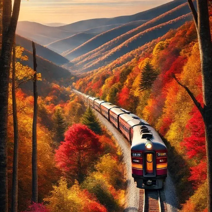Experience Natural Beauty During Fall Foliage Train Journey