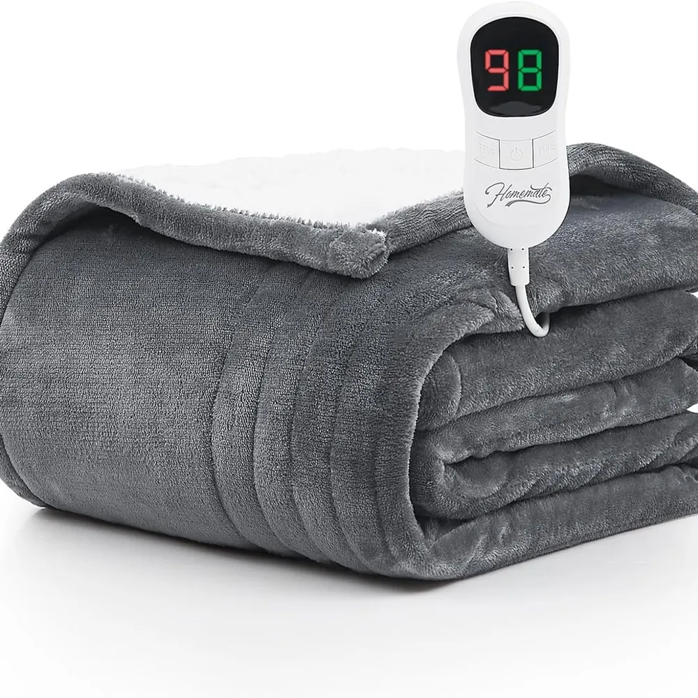 Heated Electric Throw Blanket.