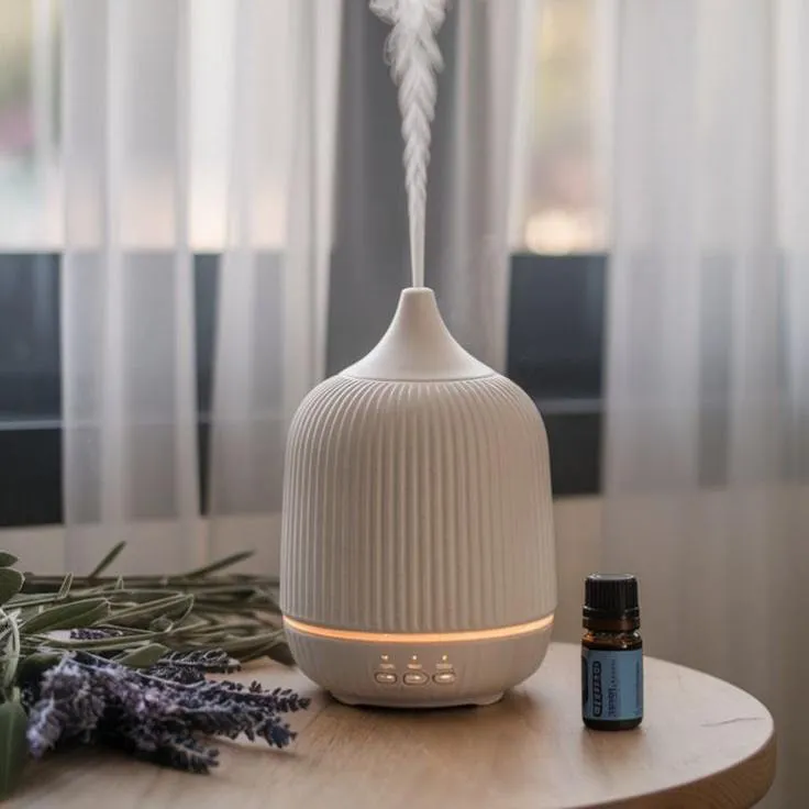 Aromatherapy Diffuser Essential oil diffuser with lights for relaxation.