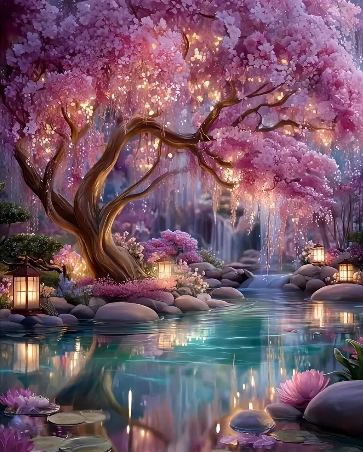 Diamond Painting Kit — Glowing Dream Forest