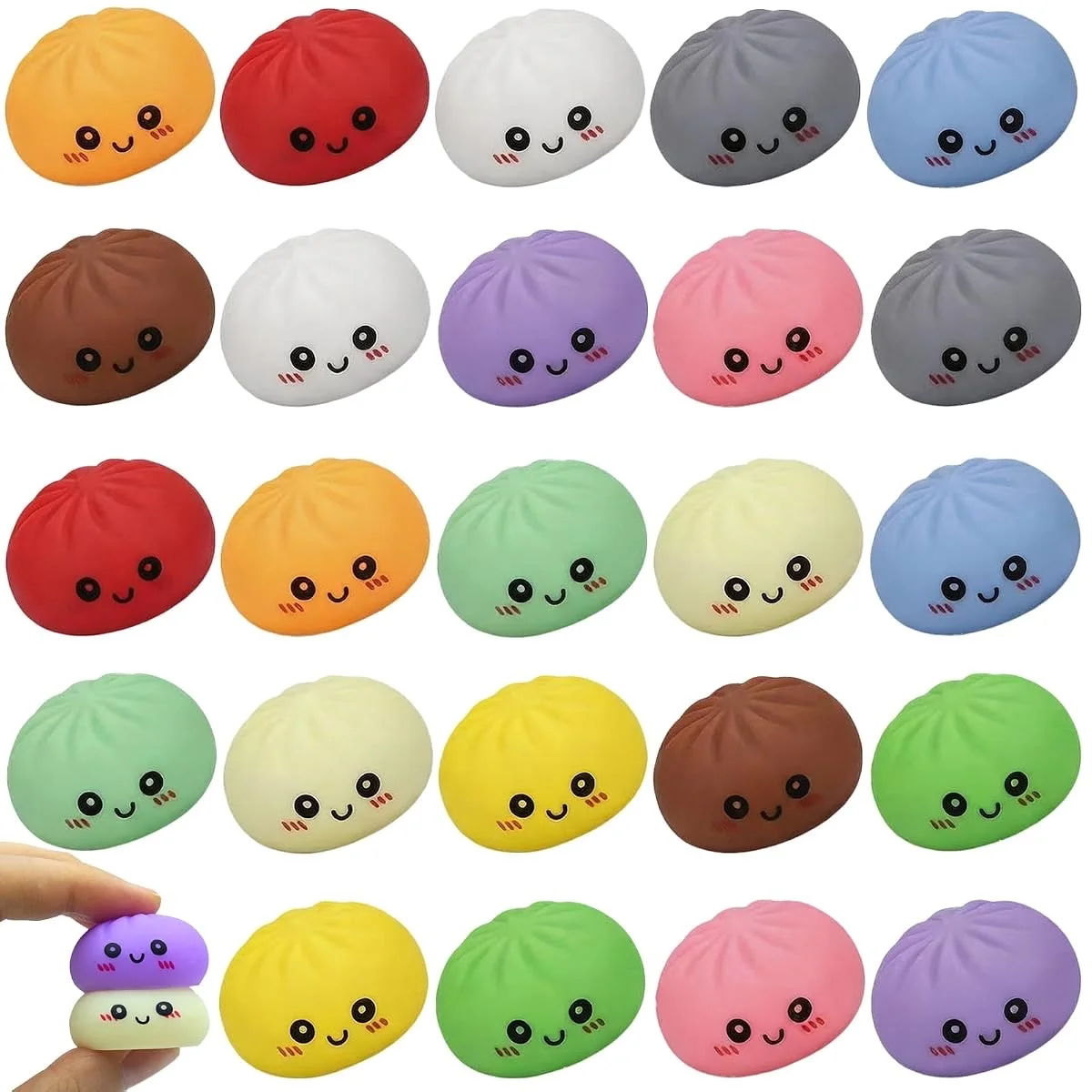 Mini Dumpling Squishy Pack (24 pcs)