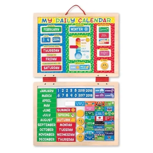 Melissa & Doug My First Daily Magnetic Calendar