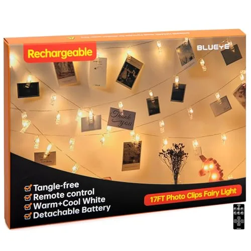 LED Photo Clip String Lights