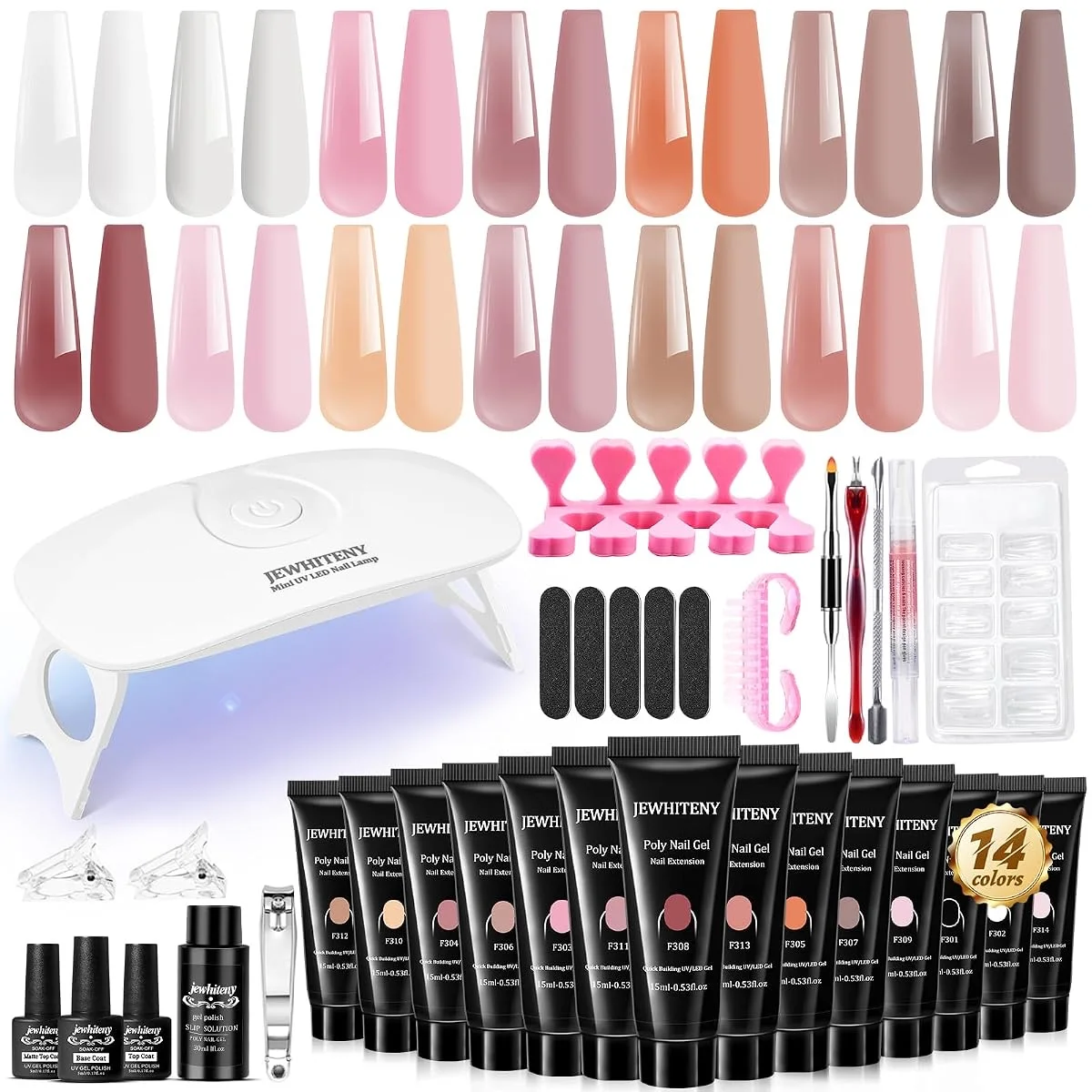 JEWHITENY Poly Gel Nail Kit