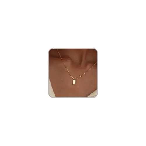 Dainty Gold Initial Necklace