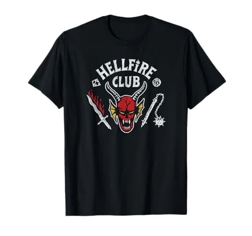 Stranger Things Hellfire Club T-Shirt (Group Costume)