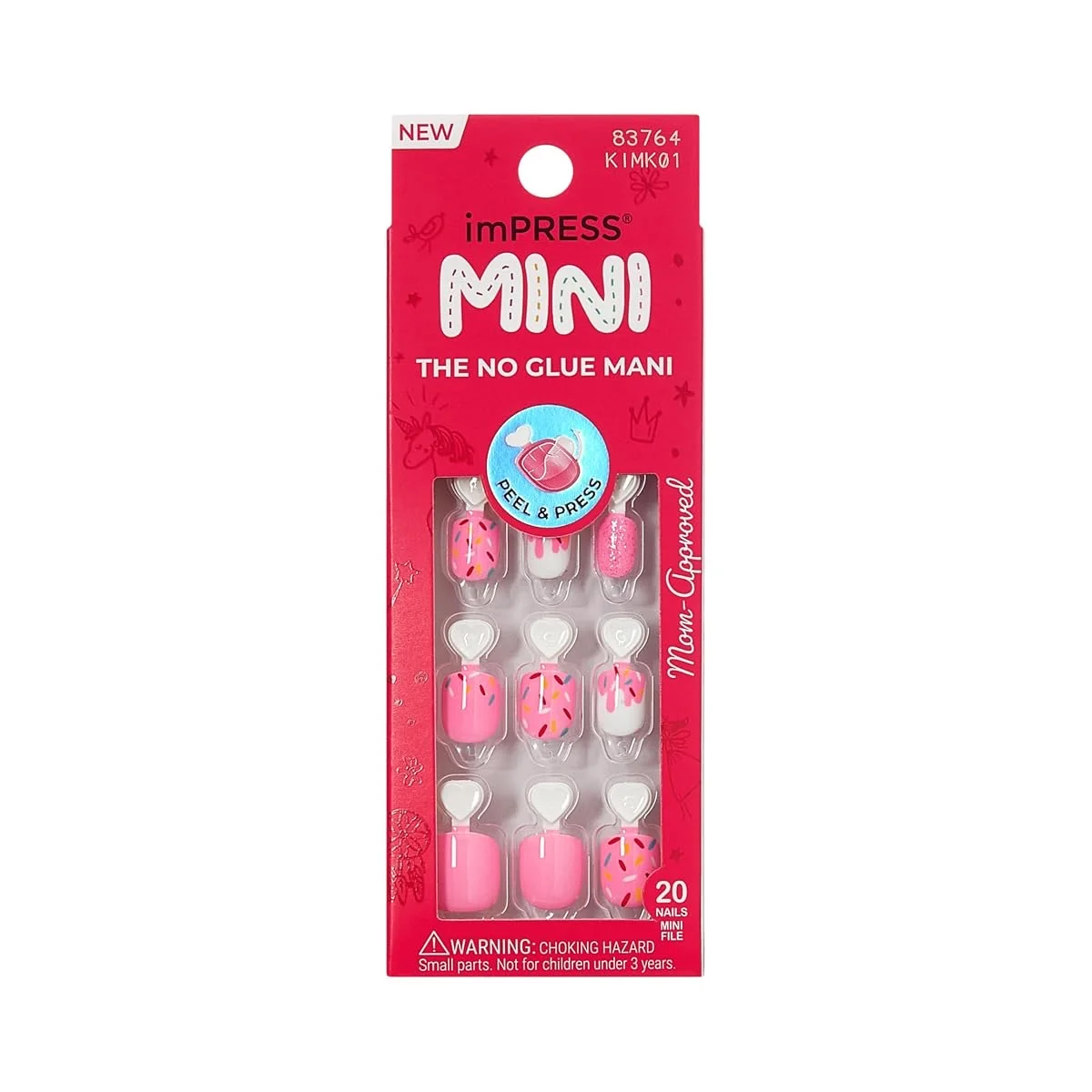 Kiss Impress Mini Mani Press-Ons for Girls & Tweens