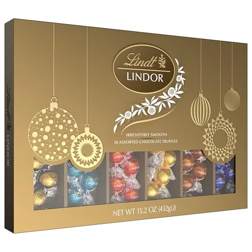 Lindt LINDOR Holiday Deluxe Truffles Gift Box