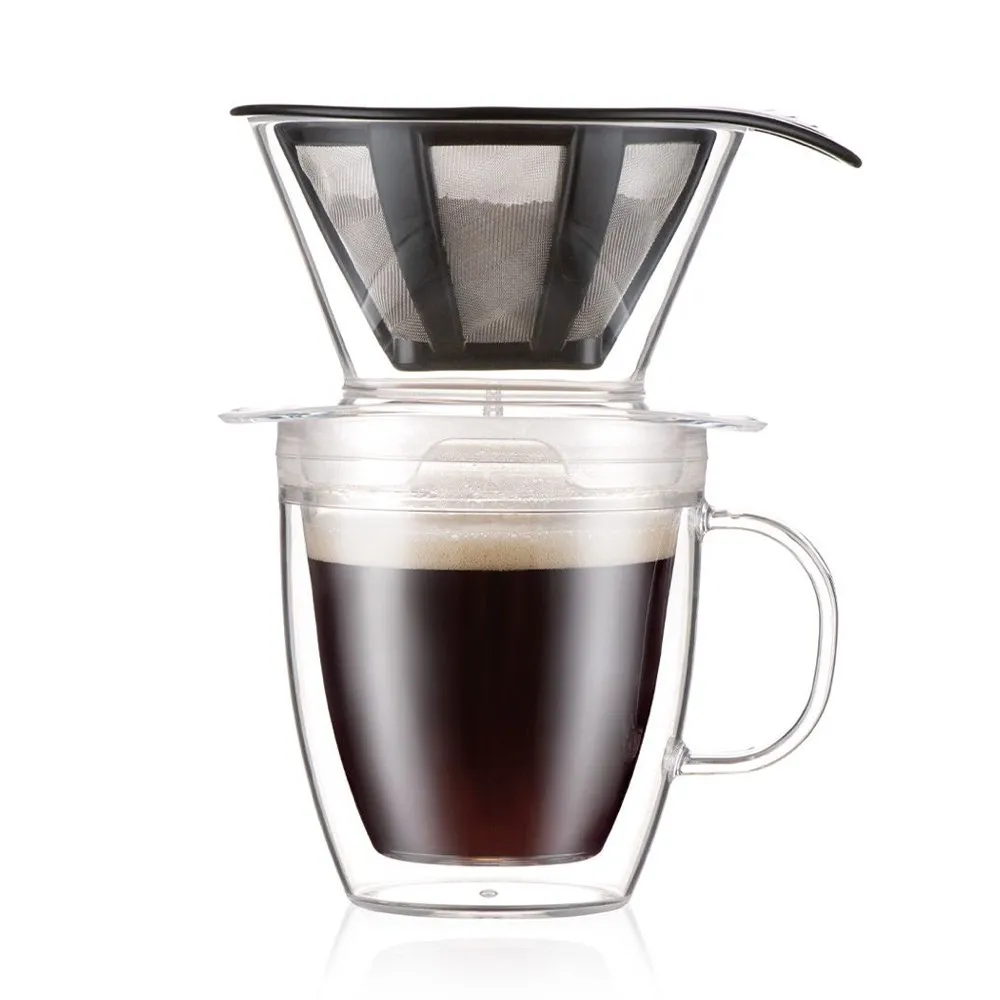 Bodum Coffee Dripper and Double Wall Mug
