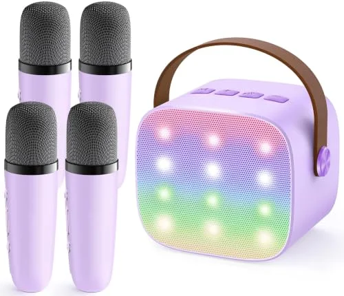 Mini Karaoke Machine (4 Mics)