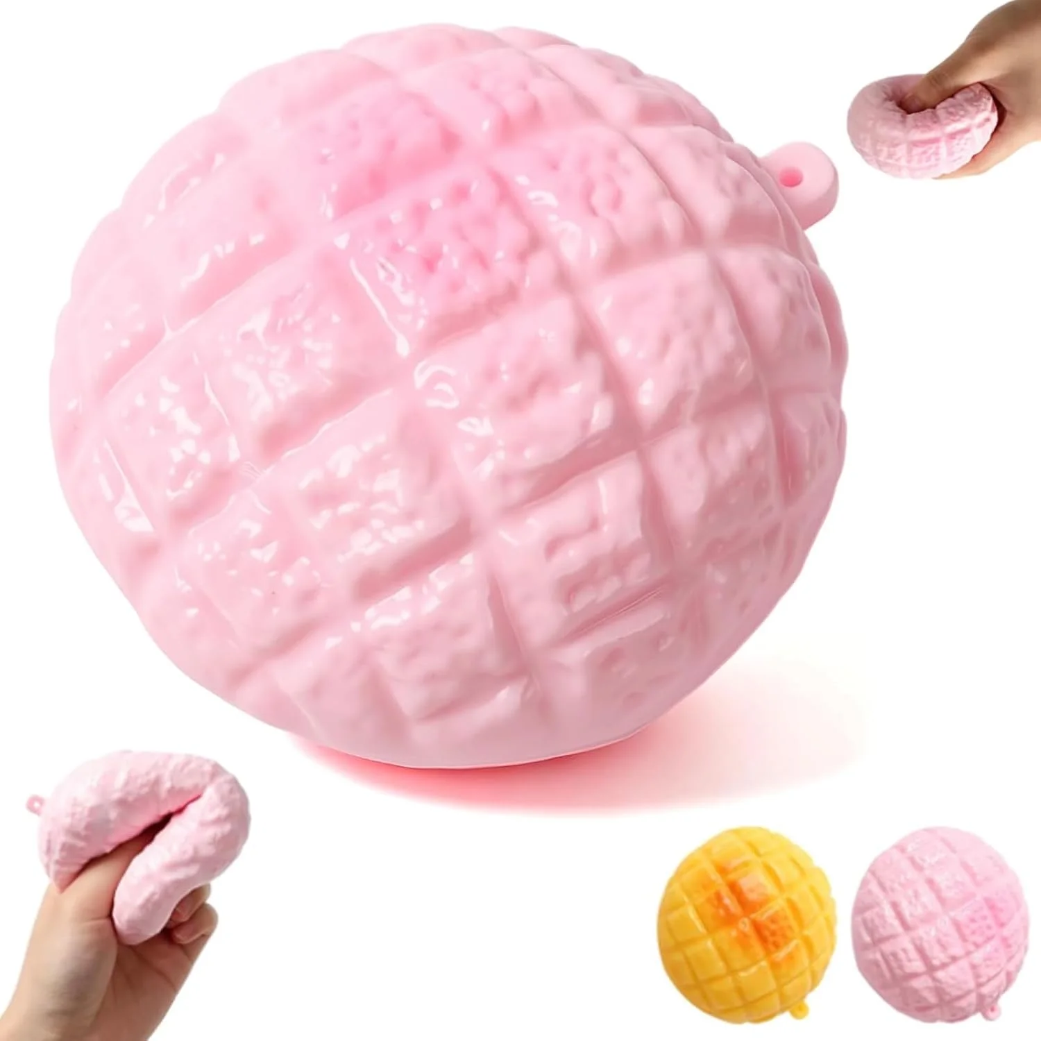 Crunchy Pineapple Bun Squishy (Slow Rising)