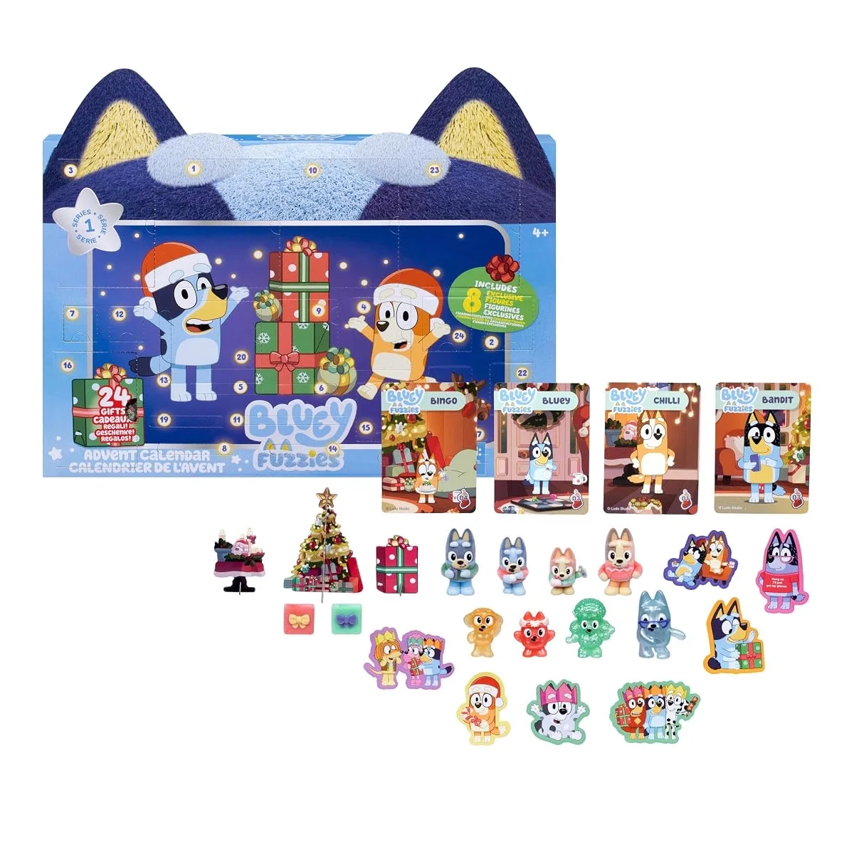 BLUEY Fuzzies Advent Calendar Pack