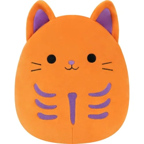 Squishmallows 8" Rigatoni the Skeleton Cat