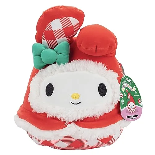 Squishmallows Hello Kitty & My Melody Holiday 8"
