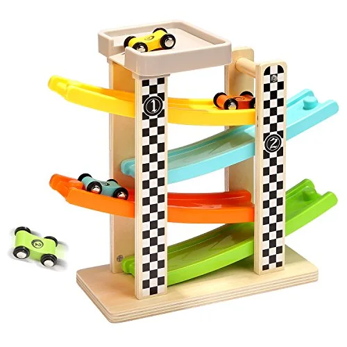 Wooden Race Track Car Ramp