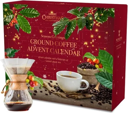24 Days Flavoured Ground Coffee Advent Calendar
