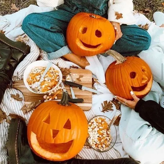 Carve pumpkins with friends and enjoy a fun, creative autumn activity that brings everyone together!
