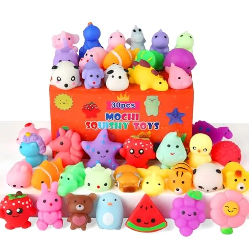 Kawaii Squishy Toys 30-Pack (Party Favors)