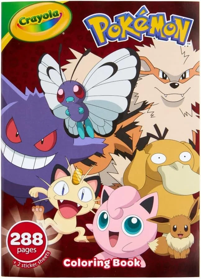 Crayola Giant Pokemon Coloring Book