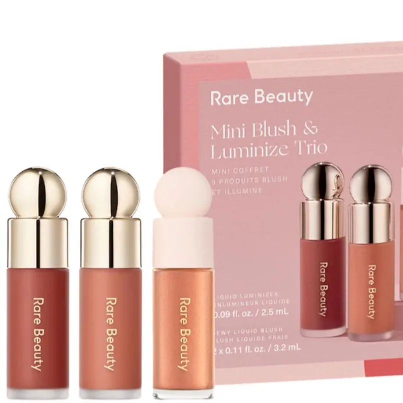 Rare Beauty by Selena Gomez Mini Blush and Luminize Trio