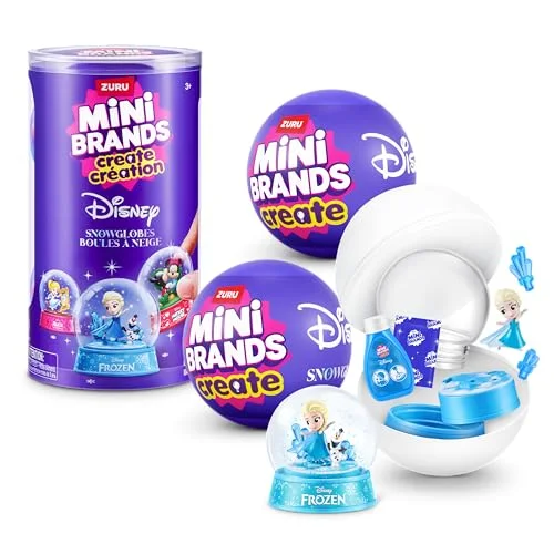 Mini Brands Disney Mini Snow Globe Capsules (2-Pack)