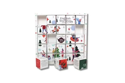 English Tea Shop White Ornaments Tea Advent Calendar