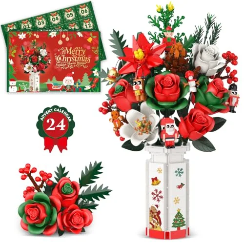 Flower Bouquet Building Blocks Advent Calendar 2026
