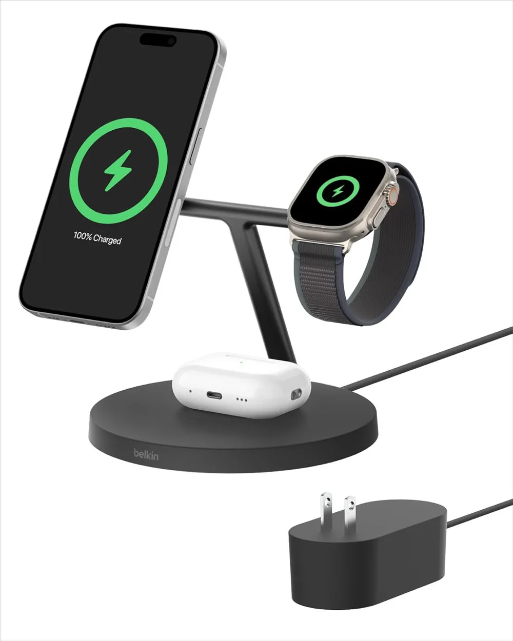 Belkin MagSafe-Compatible Charger . Wireless Charging Station