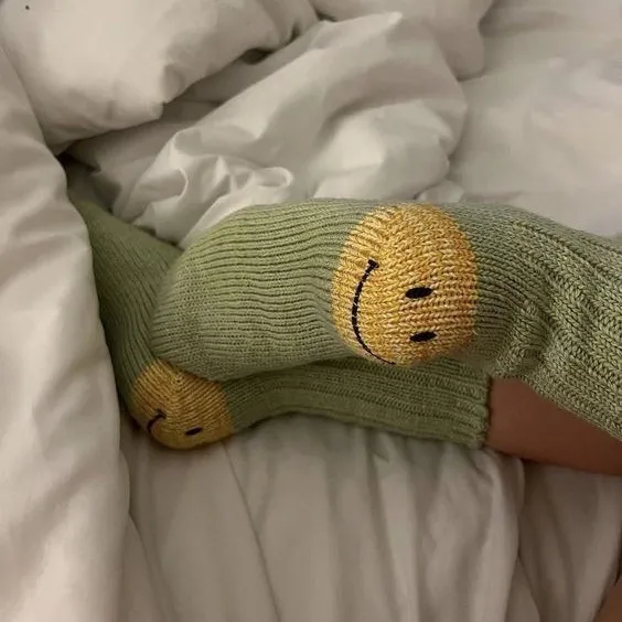 Funny Kapital Smiley socks