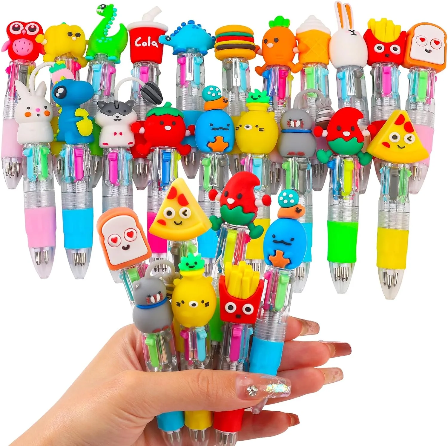 Mini 4-in-1 Cute Pens (24 pcs)