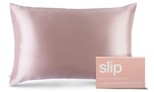 Slip Pure Silk Pillowcase (Queen Pink)