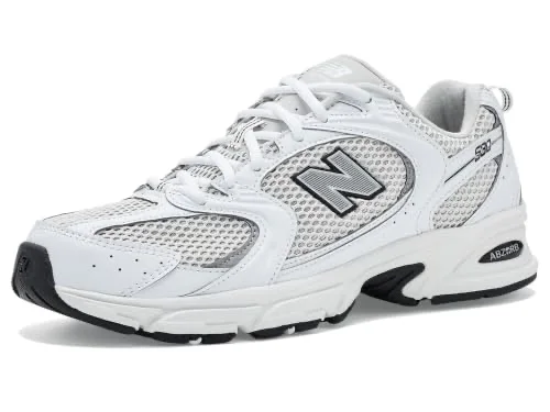 New Balance 530 — White/Silver Metallic