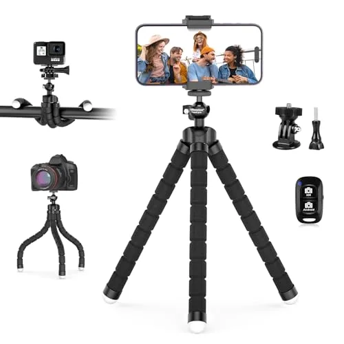 UBeesize Flexible Phone Tripod with Remote