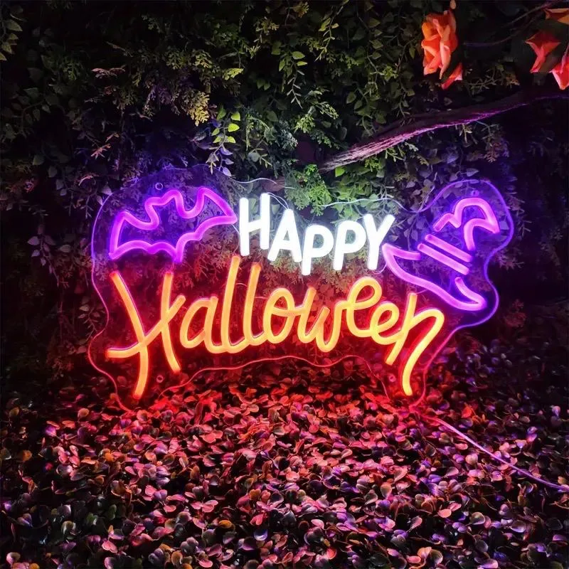 Happy Halloween Neon Sign