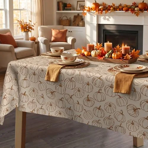 Fall Tablecloth 60×120