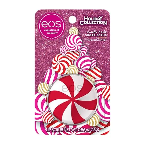 eos Holiday Candy Cane Lip Scrub
