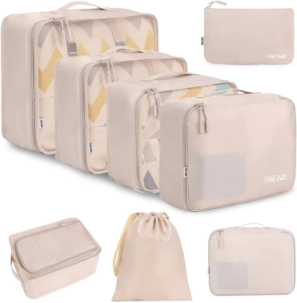 Set Packing Cubes Luggage Packing Organizers for Travel Accessories