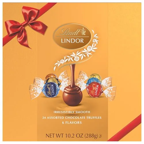 Lindt LINDOR Holiday Assorted Truffles Gift Box