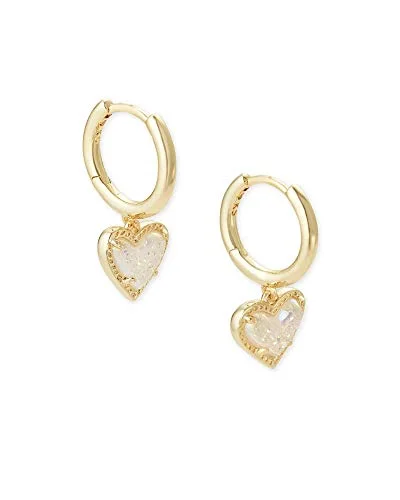 Kendra Scott Ari Heart Huggie Earrings