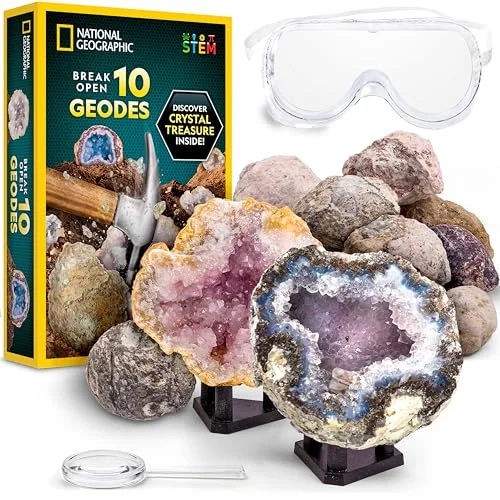 NatGeo Break Open 10 Geodes