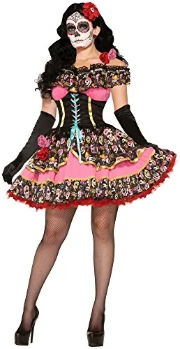Rubies Day of the Dead Señorita Skeleton Costume