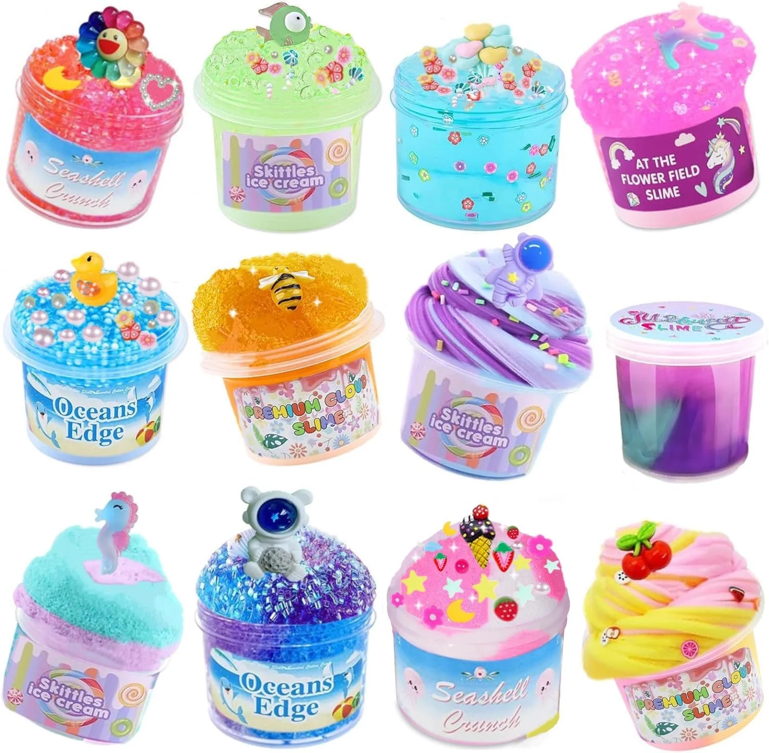 Crunchy Slime Set (12 Pack)