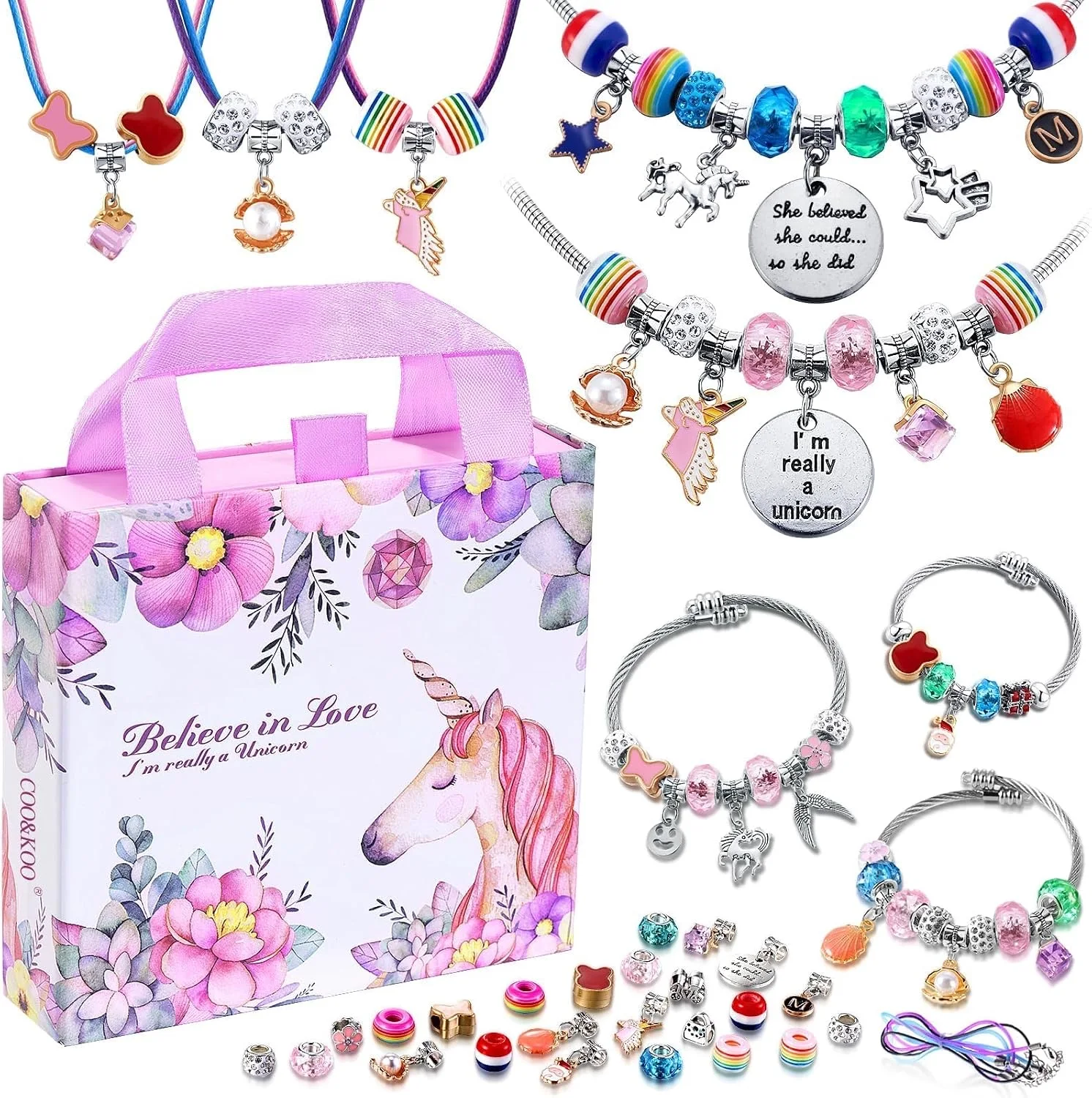 COO&KOO Charm Bracelet Making Kit