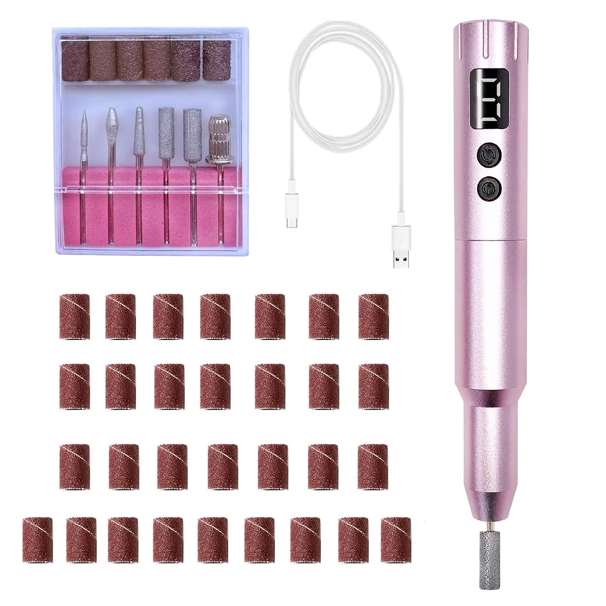Rechargeable Electric Nail Drill Kit