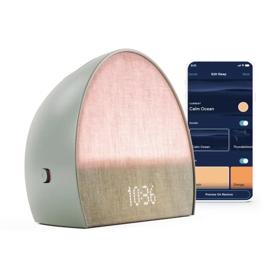 Sunrise alarm clock A sunrise alarm clock wakes you up gradually and gently by slowly increasing the light in your room, mimicking a natural sunrise. The increasing light signals your brain to lower melatonin and produce cortisol, helping you feel more alert and less groggy.