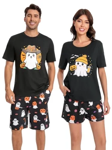 Matching Halloween Pajamas for Couples
